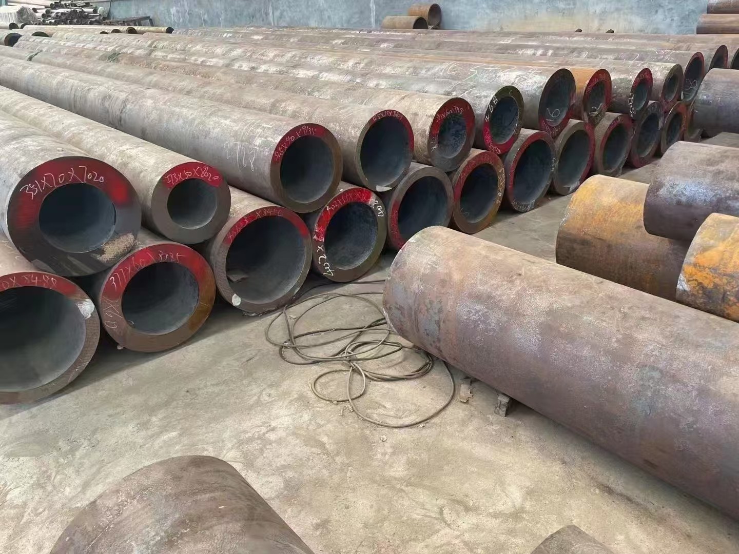 泸州市无缝钢管切割定尺切割加工Q355D高强度板材 - 方案